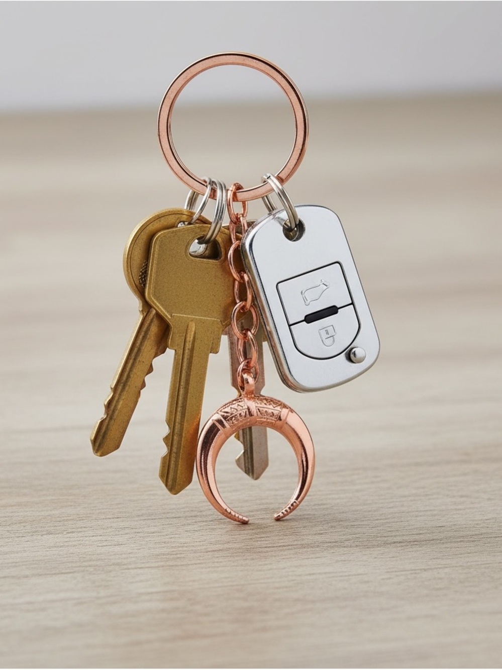 💖Unique Gold Colored Keychain